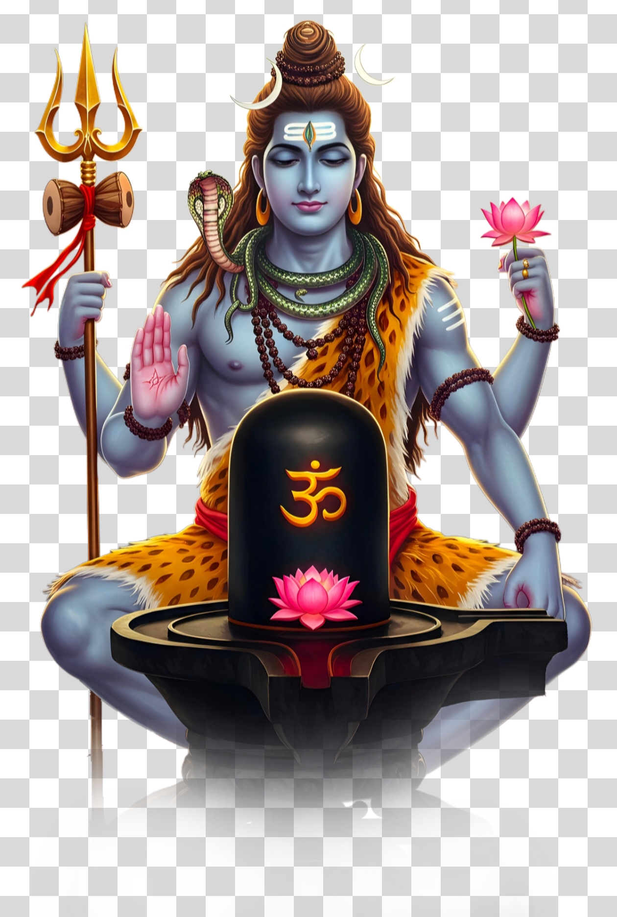 lord shiva png hd 4k image free download 