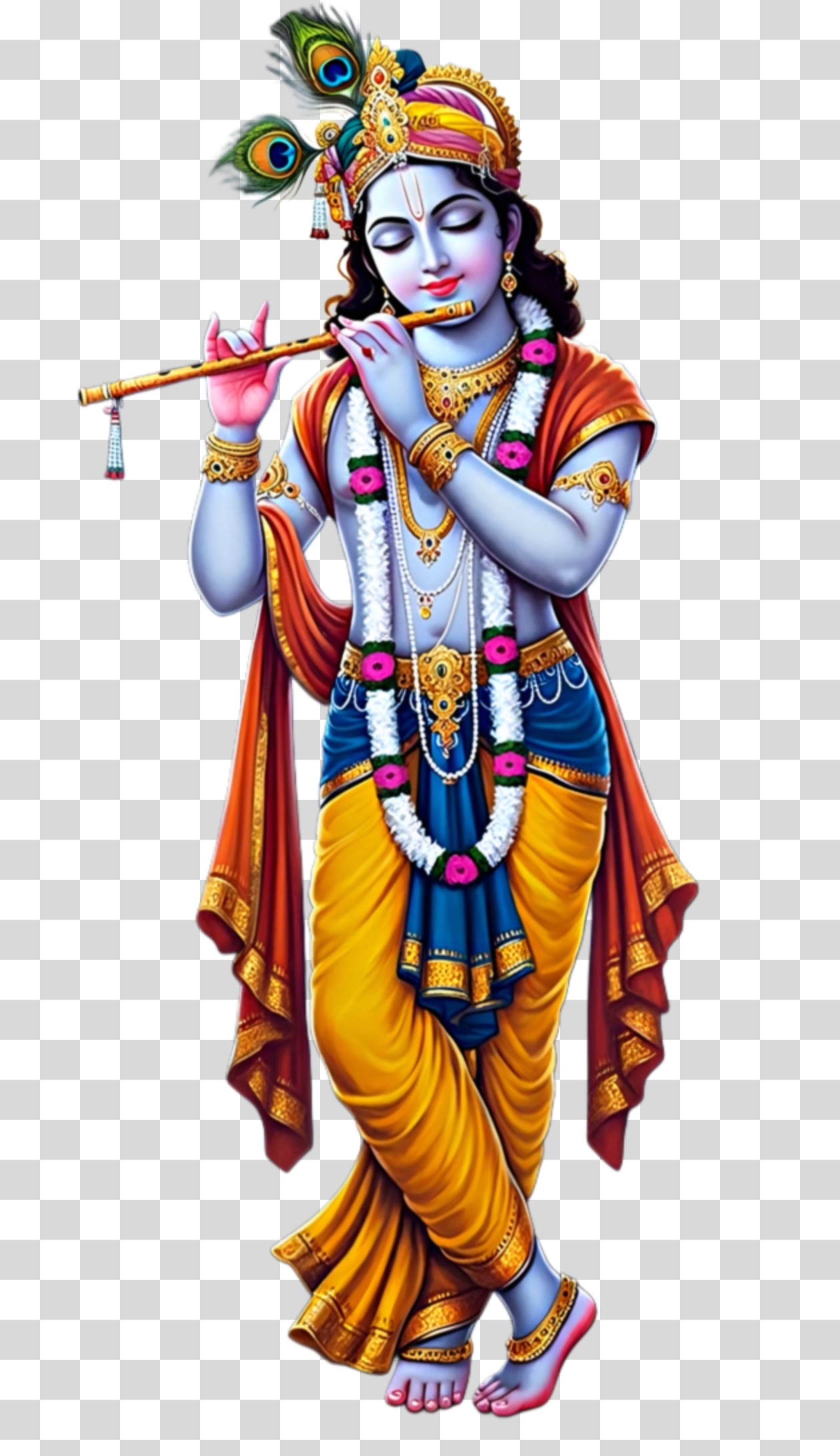 Lord Krishna PNG clipart free download